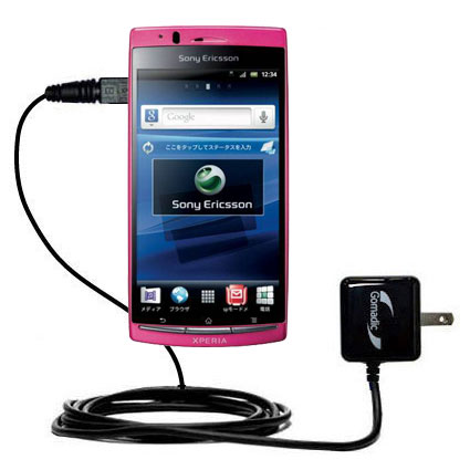 Wall Charger compatible with the Sony Ericsson Xperia Arc HD