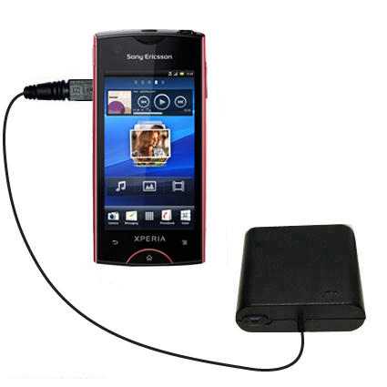 AA Battery Pack Charger compatible with the Sony Ericsson Xperia Azusa