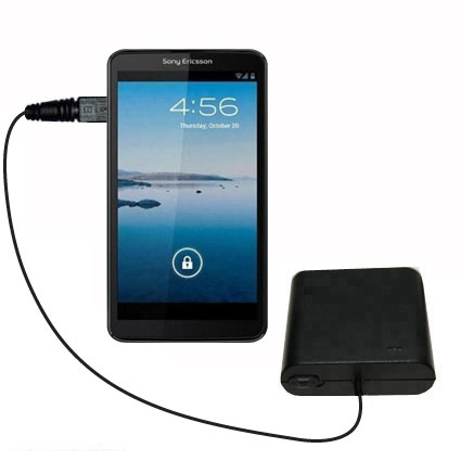 AA Battery Pack Charger compatible with the Sony Ericsson Xperia P / LT22i