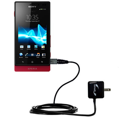 Wall Charger compatible with the Sony Ericsson Xperia Sola
