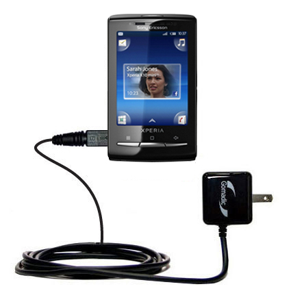 Wall Charger compatible with the Sony Ericsson Xperia X10 mini pro a