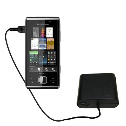 AA Battery Pack Charger compatible with the Sony Ericsson XPERIA X2a
