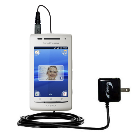 Wall Charger compatible with the Sony Ericsson Xperia X8 / X8A