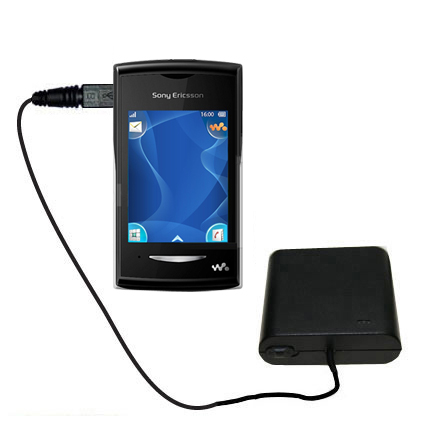AA Battery Pack Charger compatible with the Sony Ericsson Yendo Yendo A