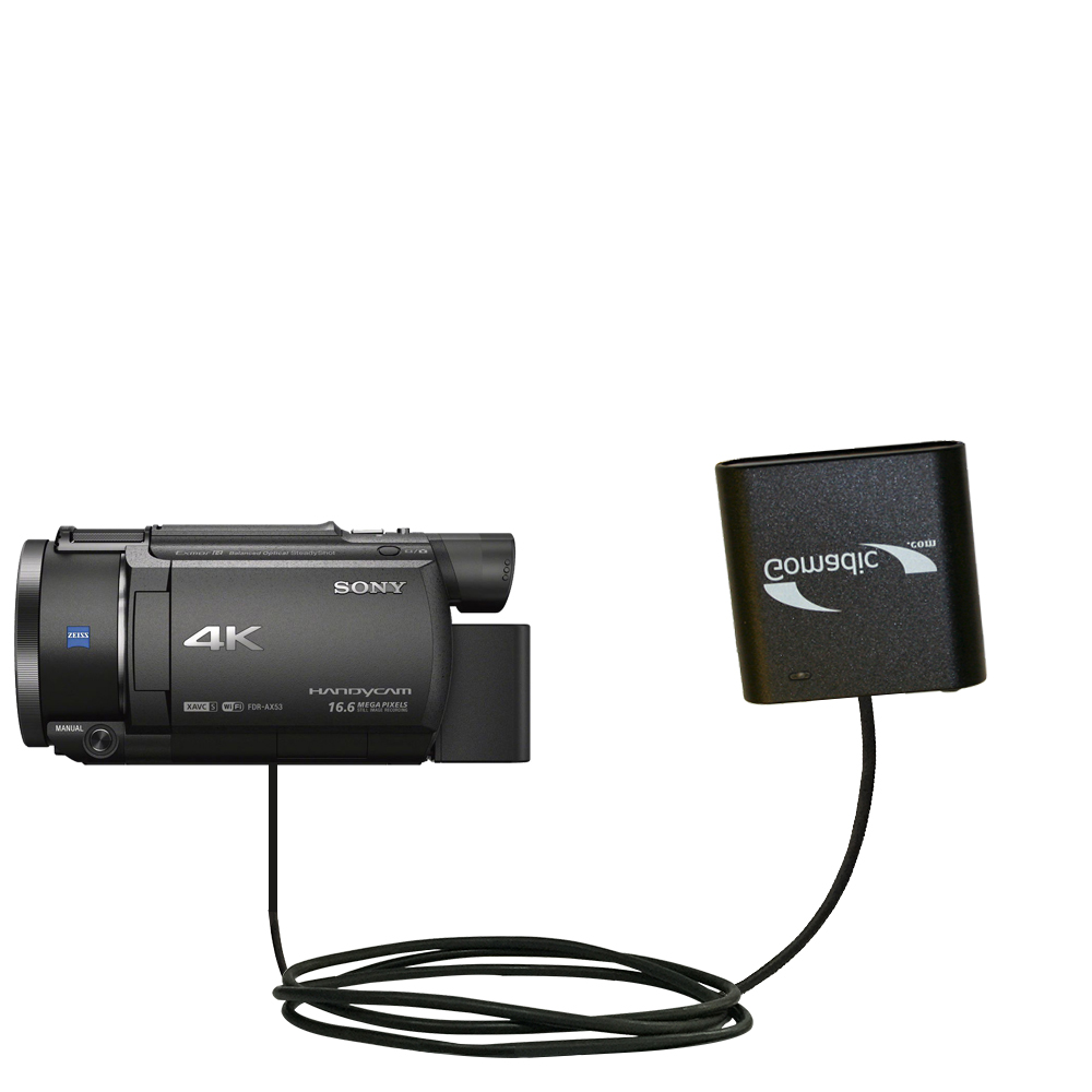 AA Battery Pack Charger compatible with the Sony FDR-AX53 / FDR-AX50