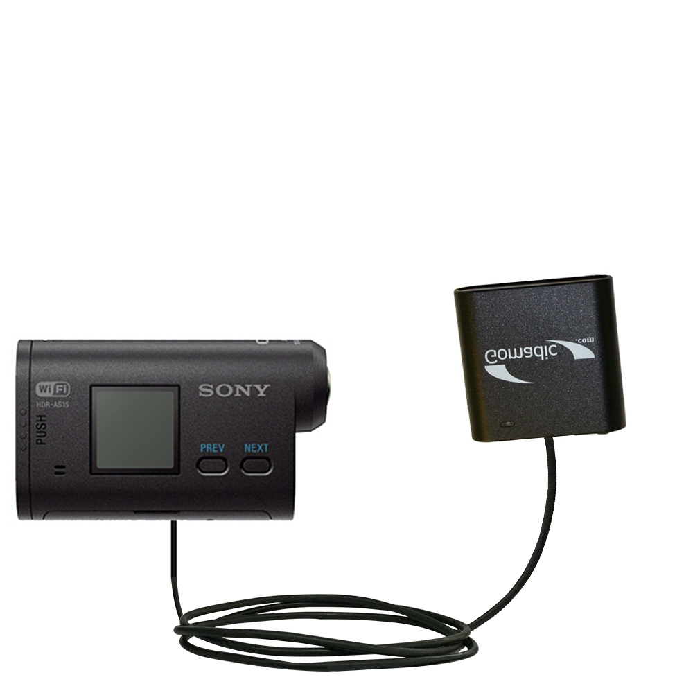 AA Battery Pack Charger compatible with the Sony HDR-AS10/ HDR-AS15