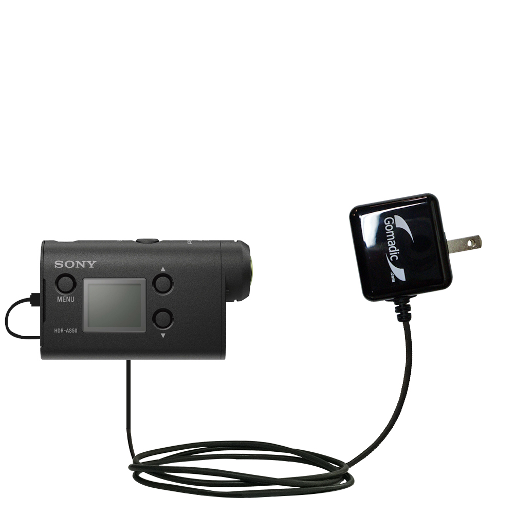 Wall Charger compatible with the Sony HDR-AS50 / AS50