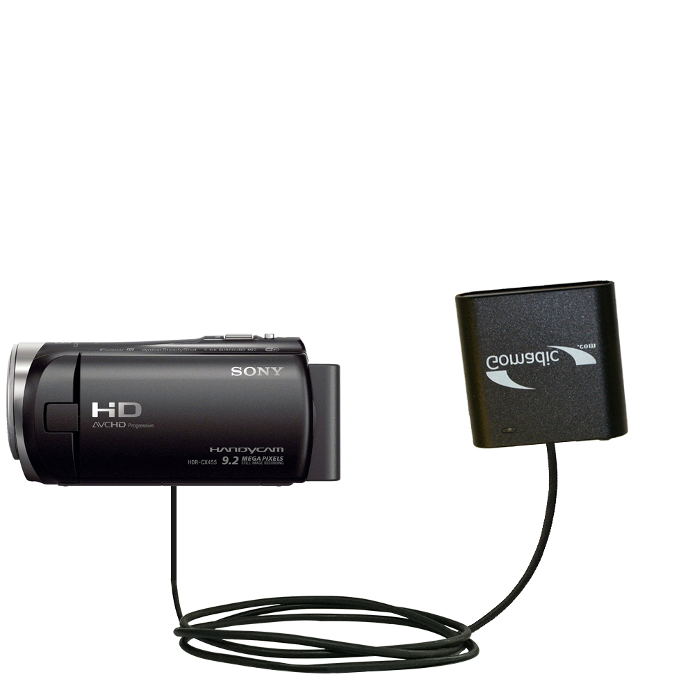 AA Battery Pack Charger compatible with the Sony HDR-CX455 / CX450 / CX485