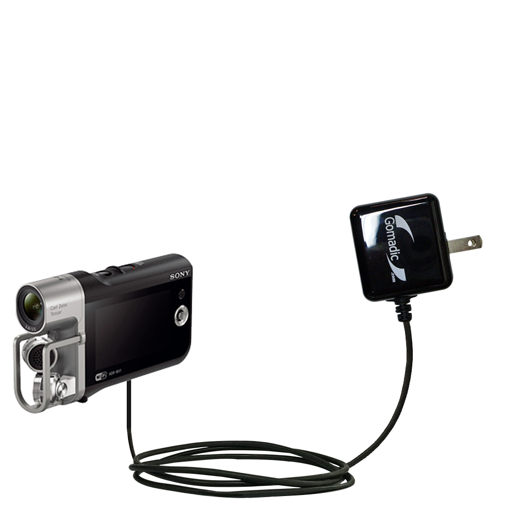 Gomadic Car and Wall Charger Essential Kit suitable for the Sony HDR
