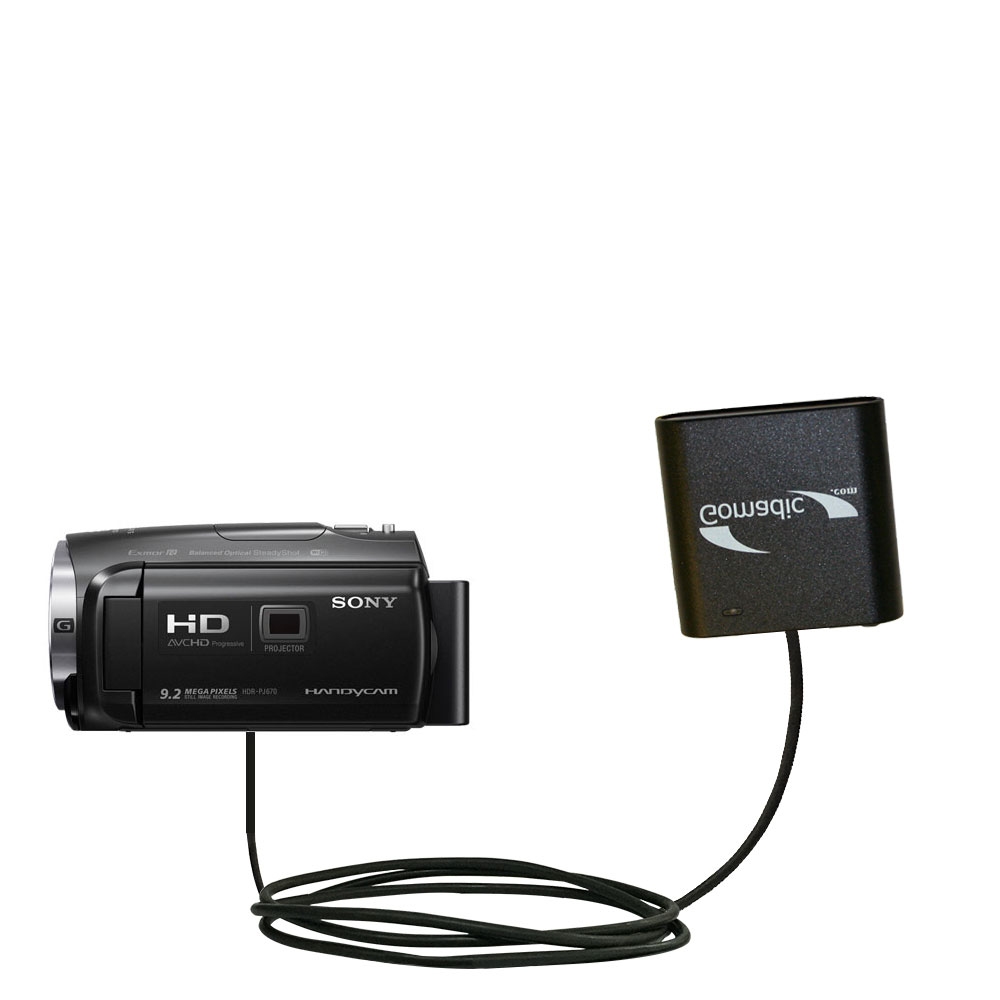 AA Battery Pack Charger compatible with the Sony HDR-PJ440 / HDR-PJ670