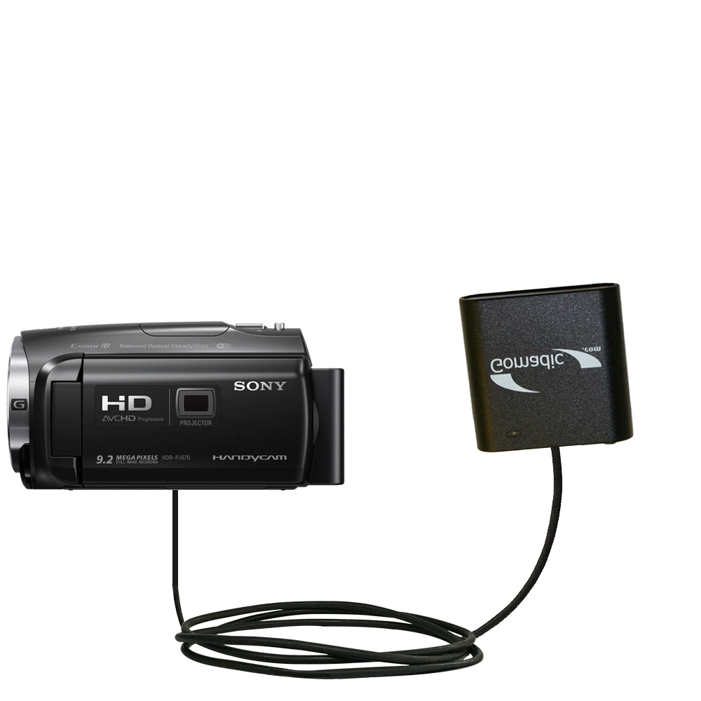 AA Battery Pack Charger compatible with the Sony HDR-PJ670 / PJ670