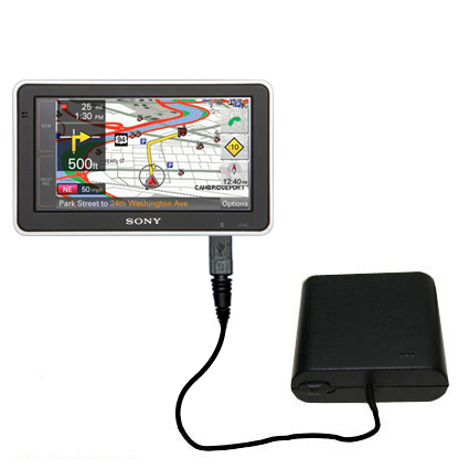 AA Battery Pack Charger compatible with the Sony Nav-U NV-U83T