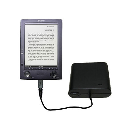 AA Battery Pack Charger compatible with the Sony PRS-500 Digital Reader Book