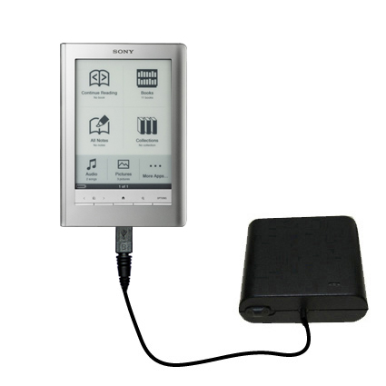 AA Battery Pack Charger compatible with the Sony PRS-600 Reader Touch Edition