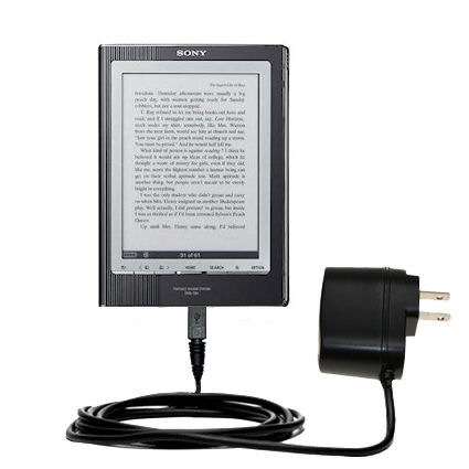 Wall Charger compatible with the Sony PRS-700BC Digital Reader