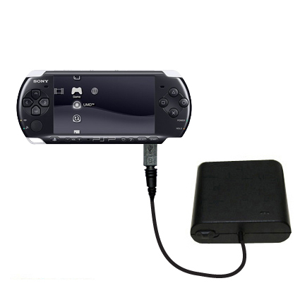 AA Battery Pack Charger compatible with the Sony PSP-3001 Playstation Portable Slim