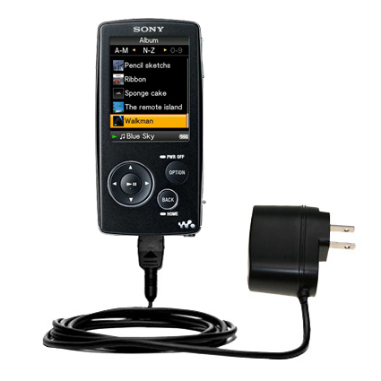 Wall Charger compatible with the Sony Walkman NWZ-A800 Series