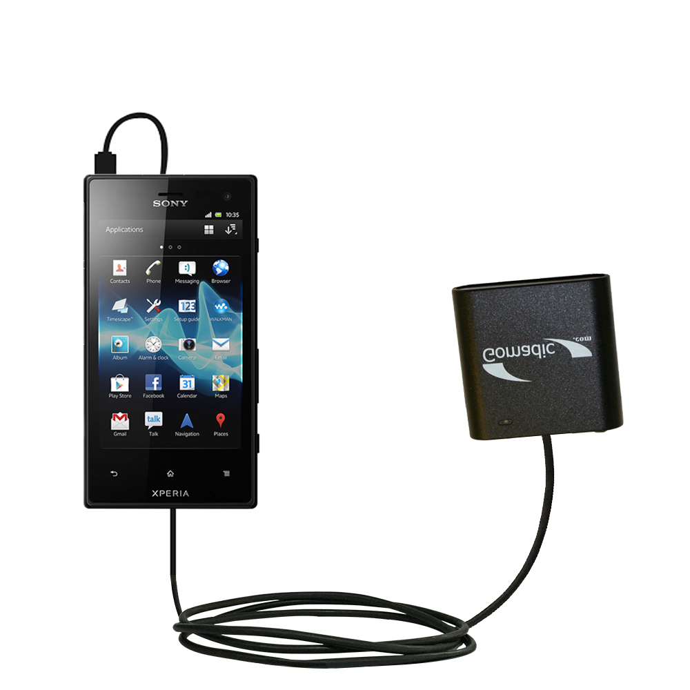 AA Battery Pack Charger compatible with the Sony Xperia Acro S