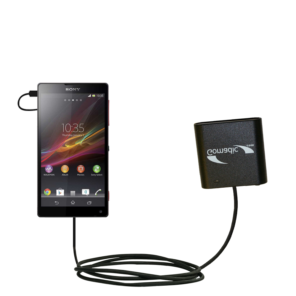 AA Battery Pack Charger compatible with the Sony Xperia ZR