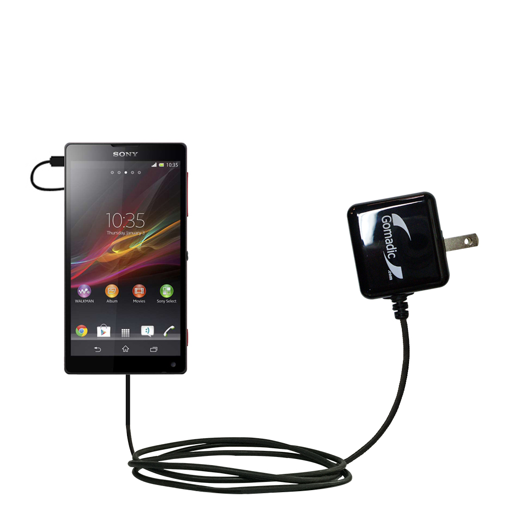 Wall Charger compatible with the Sony Xperia ZR