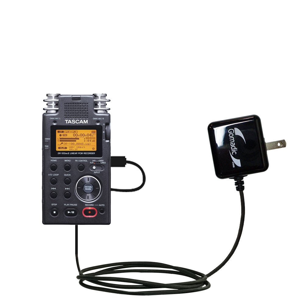 Wall Charger compatible with the Tascam DR-100 MKII