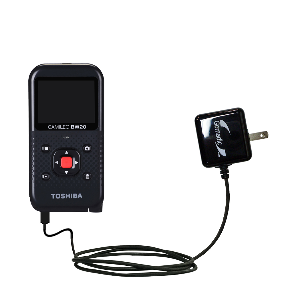 Wall Charger compatible with the Toshiba Camileo BW20