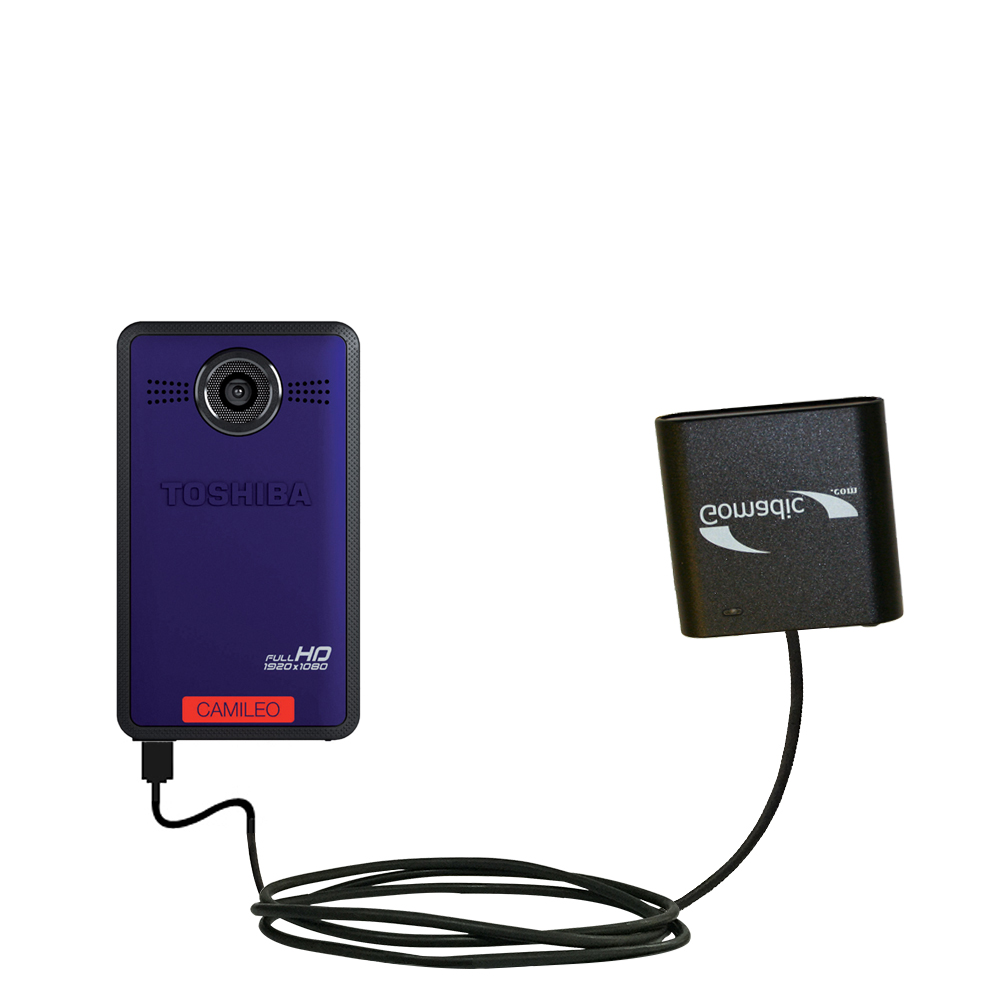AA Battery Pack Charger compatible with the Toshiba Camileo Clip