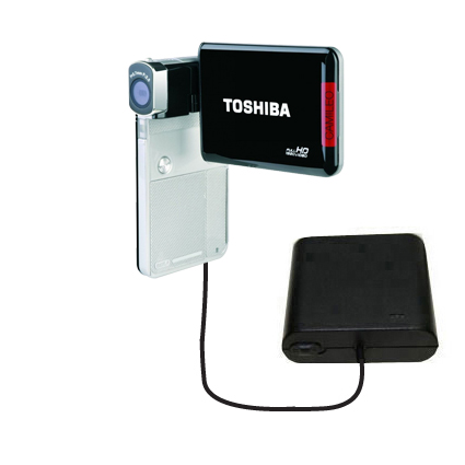 AA Battery Pack Charger compatible with the Toshiba Camileo S30 HD Camcorder