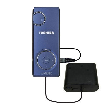 AA Battery Pack Charger compatible with the Toshiba Lumileo M200