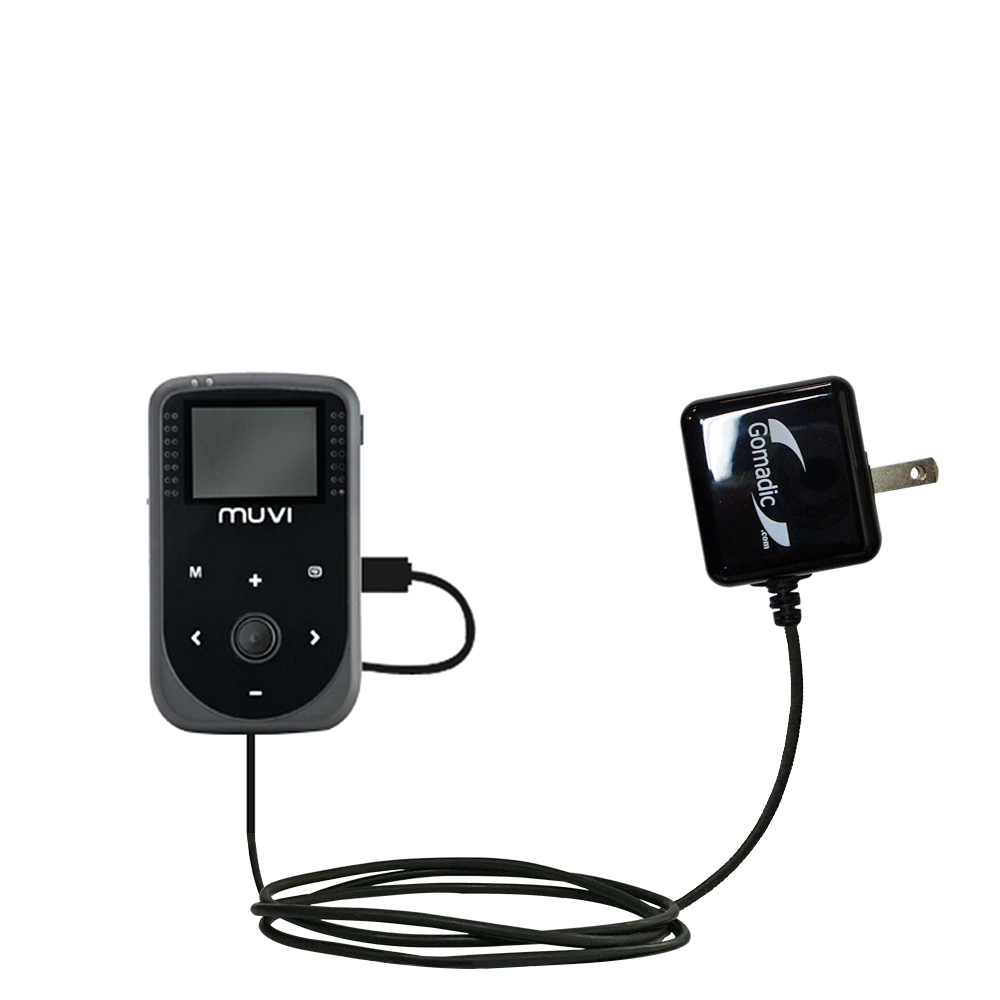 Wall Charger compatible with the Veho Muvi HD VCC-005