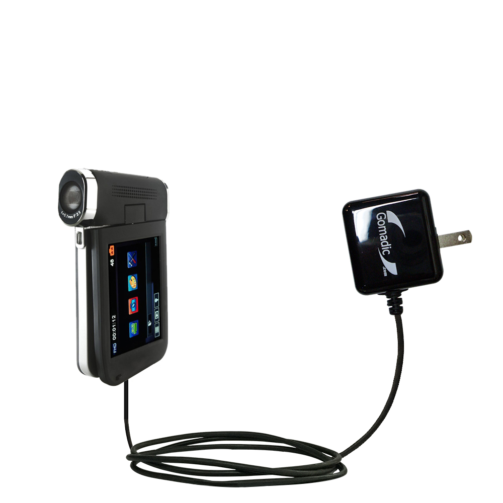 Wall Charger compatible with the Veho Muvi Kuzo VC-008