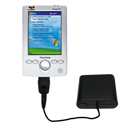 AA Battery Pack Charger compatible with the ViewSonic V35