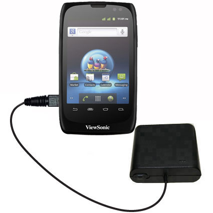 AA Battery Pack Charger compatible with the ViewSonic ViewPhone 3 4s 4e 5e