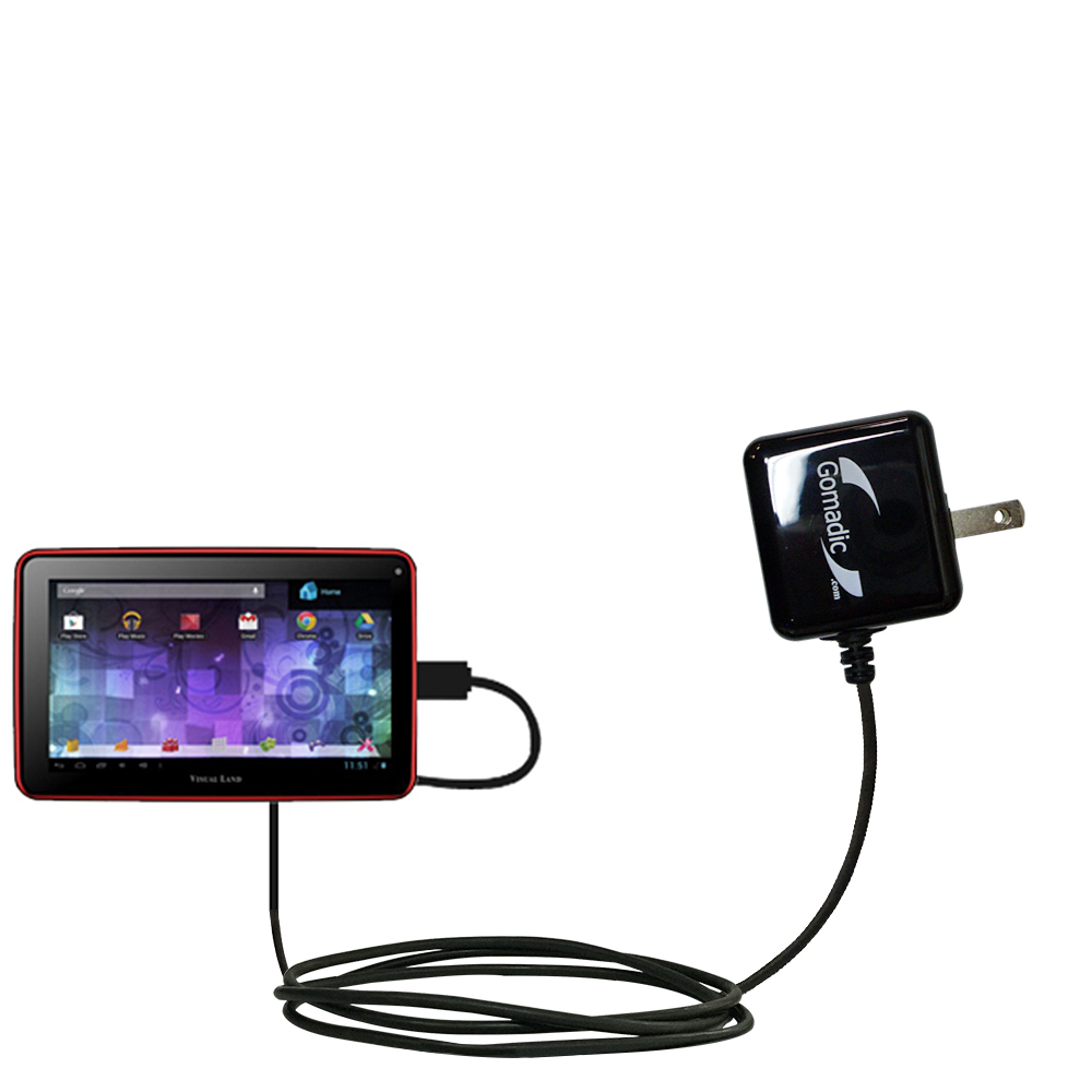 Wall Charger compatible with the Visual Land Prestige Pro 7D