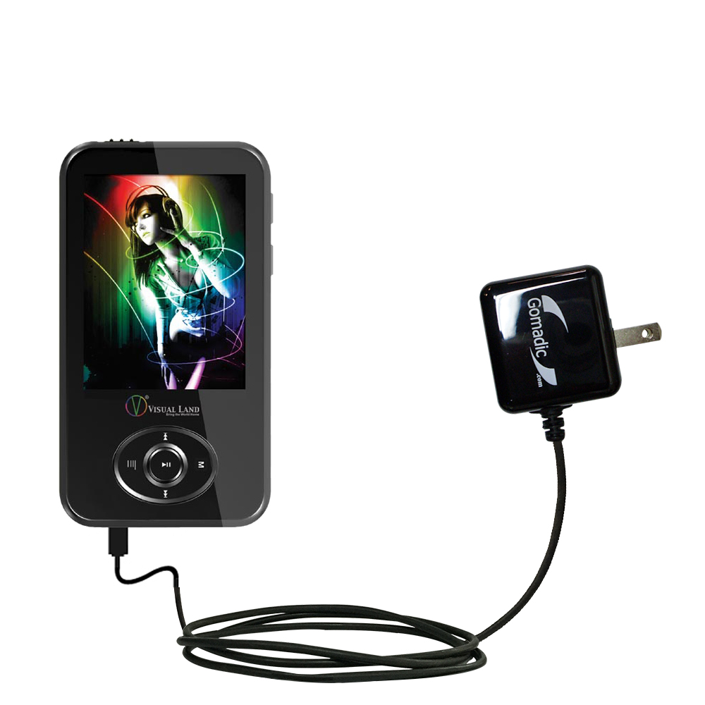 Wall Charger compatible with the Visual Land V-Motion Pro ME-904