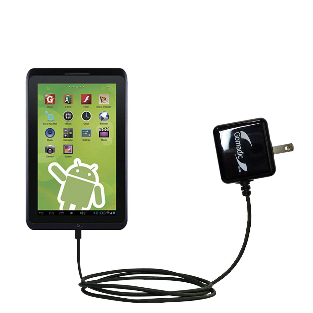 Wall Charger compatible with the Zeki 10 Tablet TB1082B