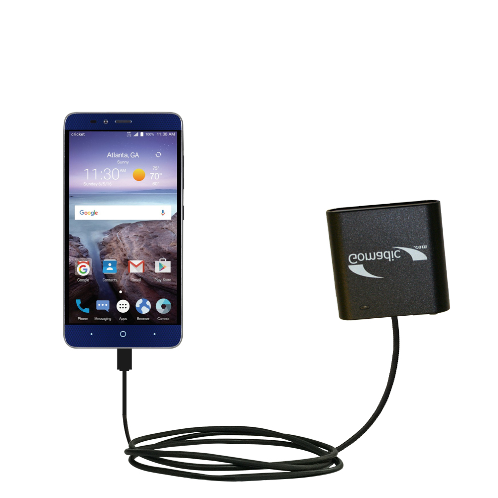 AA Battery Pack Charger compatible with the ZTE Grand X Max 2