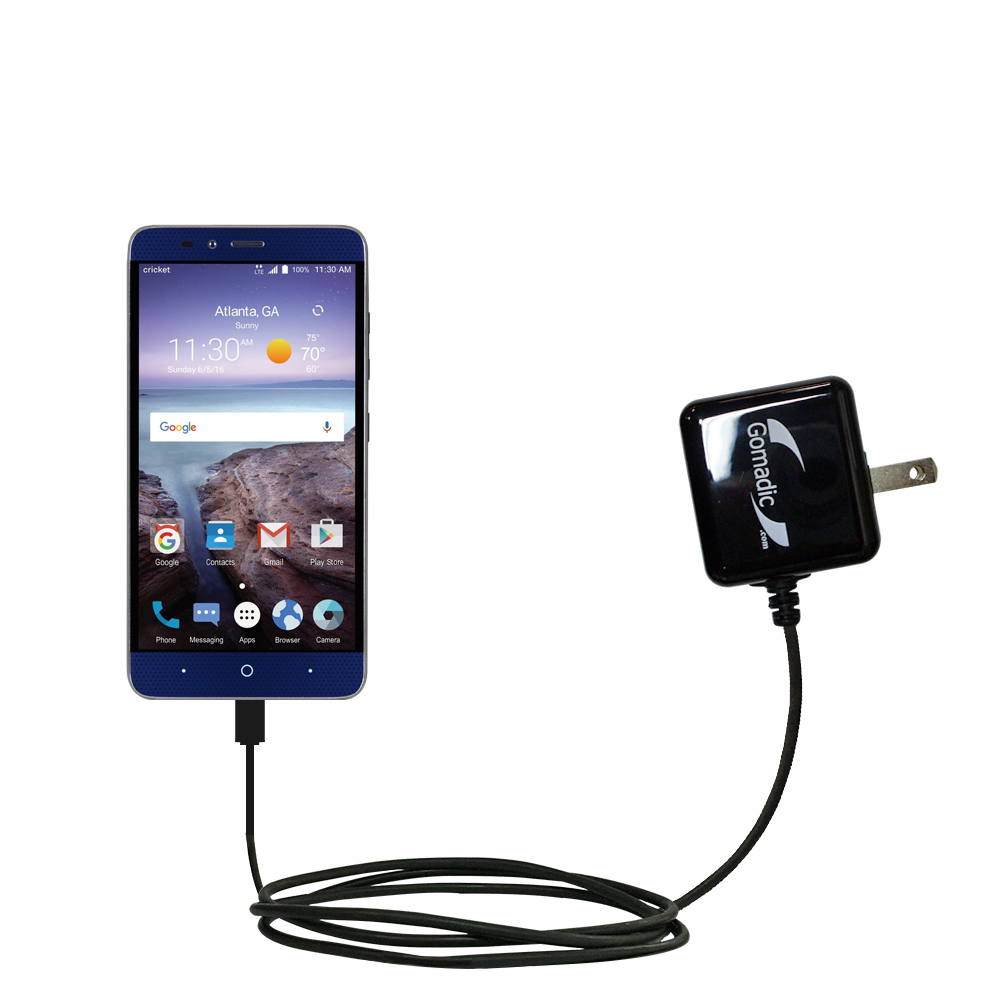 Wall Charger compatible with the ZTE Grand X Max 2