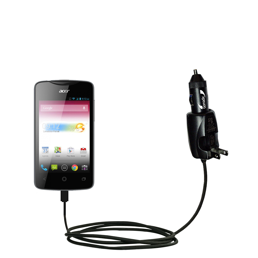 Car & Home 2 in 1 Charger compatible with the Acer Liquid Z3