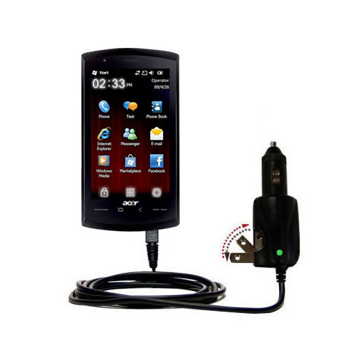 Car & Home 2 in 1 Charger compatible with the Acer NeoTouch S200