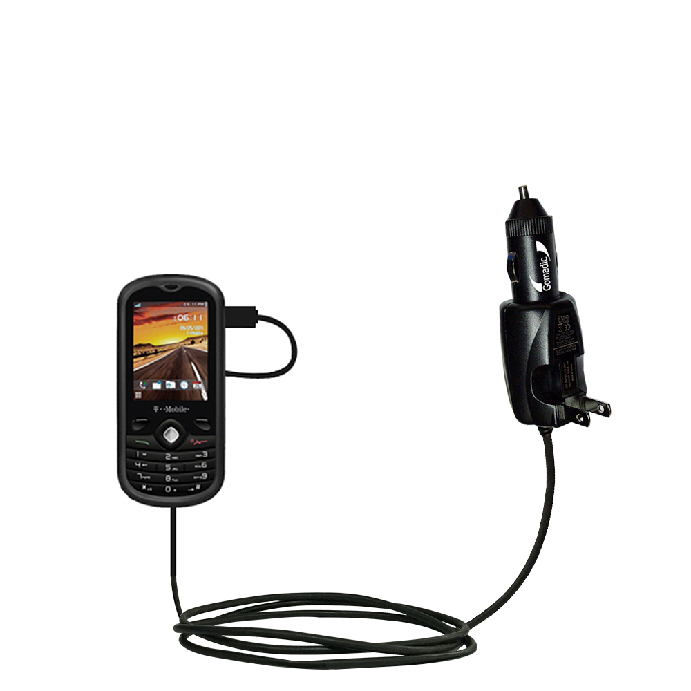 Car & Home 2 in 1 Charger compatible with the Alcatel Sparq II