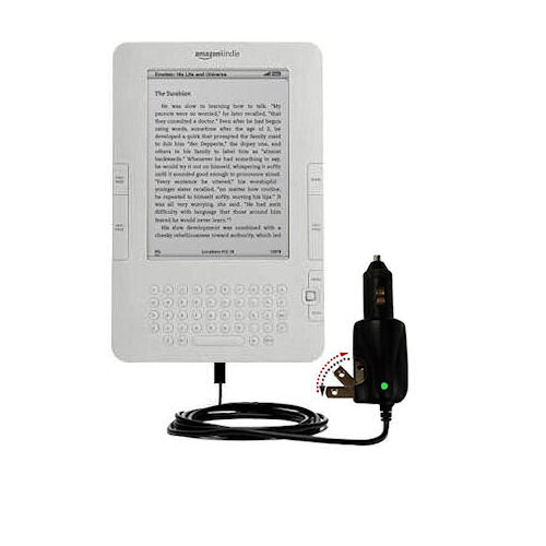 Car & Home 2 in 1 Charger compatible with the Amazon Kindle Fire HD / HDX / DX / Touch / Keyboard / WiFi / 3G