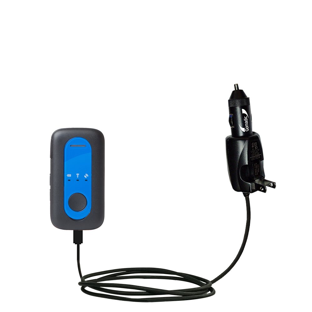 Car & Home 2 in 1 Charger compatible with the Amber Alert GPS Device
