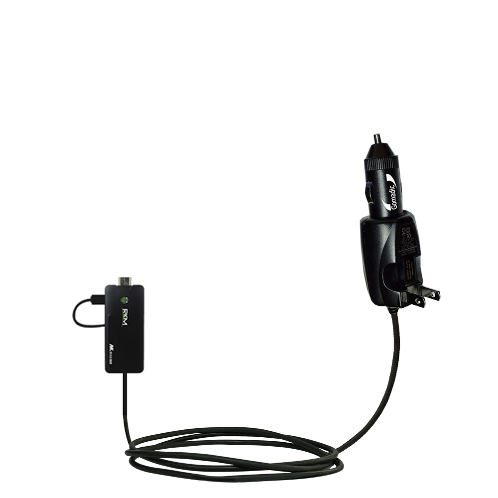 Car & Home 2 in 1 Charger compatible with the Android MK802 MK808 Mini PC