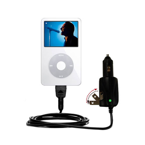 Car & Home 2 in 1 Charger compatible with the Apple iPod 5G Video (60GB)