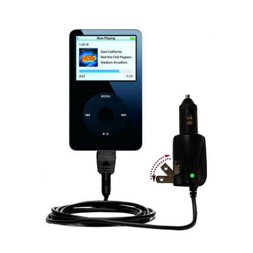 Car & Home 2 in 1 Charger compatible with the Apple iPod 80GB