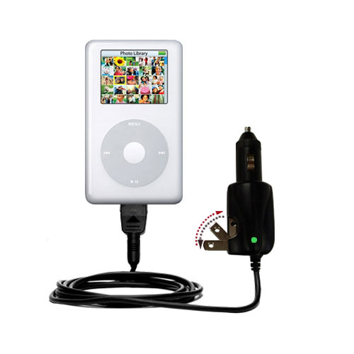Car & Home 2 in 1 Charger compatible with the Apple iPod Photo (30GB)