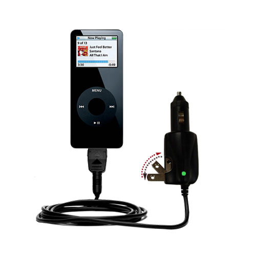 Car & Home 2 in 1 Charger compatible with the Apple Nano (2GB)