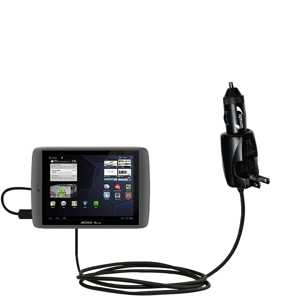 Car & Home 2 in 1 Charger compatible with the Archos 101 G9