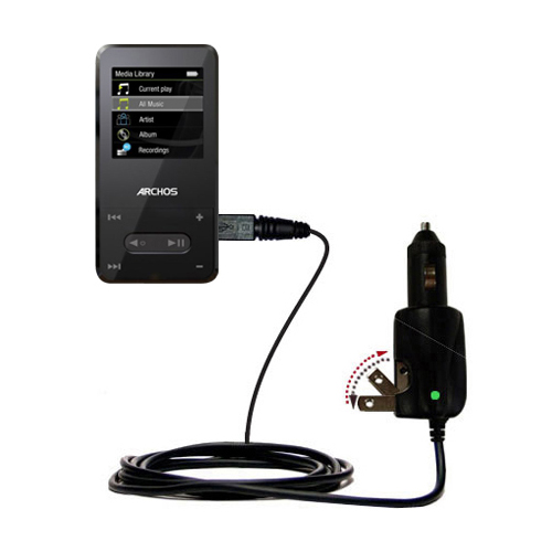 Car & Home 2 in 1 Charger compatible with the Archos 18 18b Vision A18VB